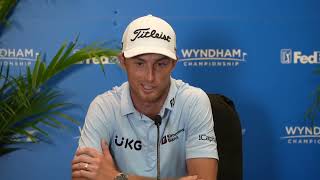 Will Zalatoris Preview Press Conference Wyndham Championship 2024 [upl. by Helbon]