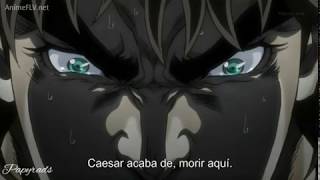 Caesar Zeppeli vs Wamuu 4 La muerte de Caesar Zeppeli sub español Jojo Bizarre Adventure [upl. by Giovanna]