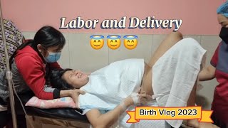 Labor and Delivery Pregnancy Normal Delivery Birth Vlog 2023 Maternity [upl. by Ziladnerb]