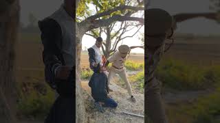 Ek Krishna bhakt aur police 🚨🚩जय श्री कृष्णाkrishna police bhakti bhajan shortvideo [upl. by Olivia]