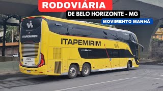 MOVIMENTO DE BELÍSSIMOS ÔNIBUS NA RODOVIÁRIA DE BELO HORIZONTE  MG [upl. by Kati]