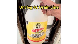 How to Clean an AC Drain Line [upl. by Araes520]