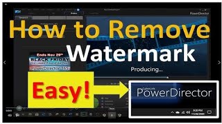 How to remove powerdirector watermark [upl. by Filmore838]