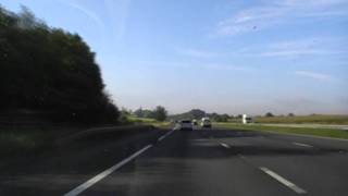 Driving On The M5 From J27 Tiverton To J28 Honiton England 19th August 2011 [upl. by Ainesell221]