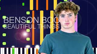 Benson Boone  BEAUTIFUL THINGS PRO MIDI FILE REMAKE  quotin the Style ofquot [upl. by Ahsiekat]