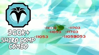 COMP No Mode Shiro Glacier Combo Shindo Life â€¢ Roblox [upl. by Edrea]