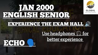 JAN 2000 ENGLISH SENIOR SHORTHAND DICTATION with ECHO 🗣️💭✍🏻🏆✨ EXAM AUDIO 🔊 [upl. by Nessi378]