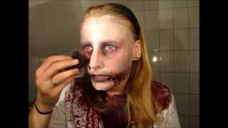 Make Up Tutorial Untoter  Zombie mit Alltagsschminke [upl. by Lindsay]