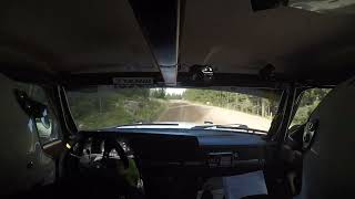 Rally Hedemarken 2024 SS7 Arvid Larspers Volvo 240 VEC [upl. by Tudor321]