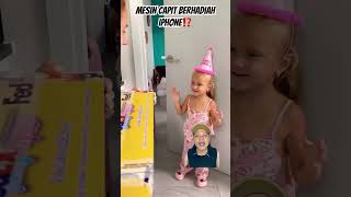 MESIN CAPIT BERHADIAH IPHONE⁉️ prank barbie funny family couple music song cover dance [upl. by Bron]