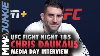 Policeman Chris Daukaus wants to quit job fight full time  UFC Fight Night 185 [upl. by Aulea]