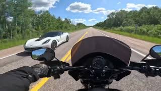 2023 Harley Davidson Low Rider S 117 Back Country Road Run to West Hawk Part 1 22 [upl. by Acirderf]