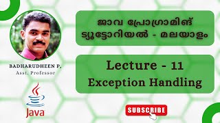 11  Exception Handling [upl. by Ina582]