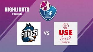 Highlights Basket Foxes Giussano  USE Rosa Scotti Empoli [upl. by Tedd368]