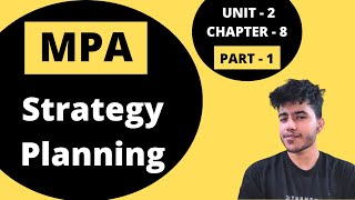 81  Strategic Planning  Management Principles and Applications  BCom Hons BBA  DU [upl. by Nojel]