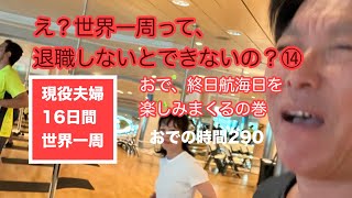 おで、終日航海日を楽しみまくるの巻 え？世界一周って、退職しないとできないの？⑭ おでの時間290 [upl. by Cardon]