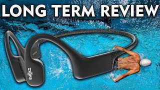 Shokz Openswim Review  Aftershokz Xtrainerz [upl. by Immot]