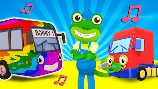 The Best of Geckos Garage Songs  Nursery Rhymes amp Kids Songs  Trucks For Children [upl. by Einaffets569]