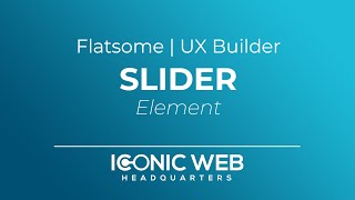 How to Set Up the Slider Element in the Flatsome UX Builder [upl. by Ellecrad196]