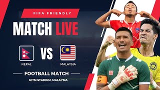 🔴LIVE NEPAL VS MALAYSIA LIVE FOOTBALL MATCH  INTERNATIONAL Friendly Match [upl. by Ynohtnakram]