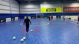 31 Attacking Futsal Training Shooting And Finishing [upl. by Rifkin]