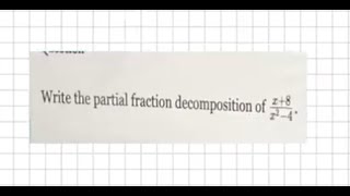 Math Algebra Partial Fractions Decomposition Math Help [upl. by Boone474]