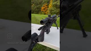 Suppressed Remington 700A1 Hunter wWOOX Furiosa Grey Chasis 308 remington 700 woox eotech [upl. by Anitsud]