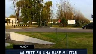 Un cabo de la fuerza murió dentro de la base militar de Morón  Telefe Noticias [upl. by Litt858]