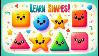 The Shapes Song  Nursery Rhymes  Nursery Rhymes With LyricsKindajoylearning [upl. by Rellia656]