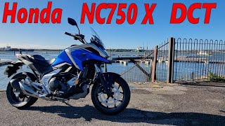 Honda NC750X DCT  2021 Review [upl. by Tu]