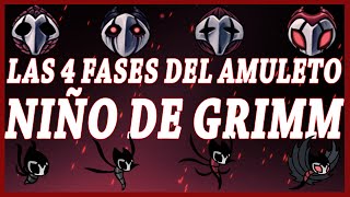 🧛‍♂️AMULETO NIÑO DE GRIMM 4 FASES  Hollow knight [upl. by Fredia]