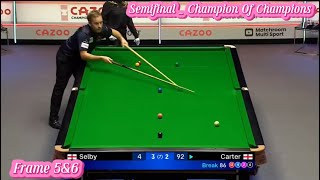 Marks SELBY Vs Alli Caters Frame 5amp6  Champion Of Champions [upl. by Leirum306]