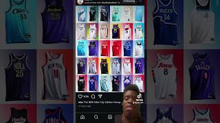 NBA City jersey rant nba [upl. by Ayitahs]