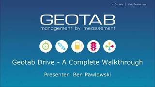 Geotab Drive A Complete Walkthrough  ELD Compliance Solution [upl. by Addis]