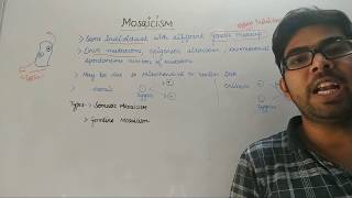 Mosaicism  Genetics  CSIR life science lectures  Deep biology [upl. by Peregrine]