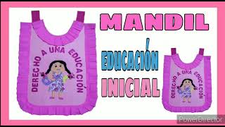 MANDIL DÍA DE LA EDUCACIÓN INICIAL  MANDIL PARA LOS DERECHOS DEL NIÑO [upl. by Teirrah132]