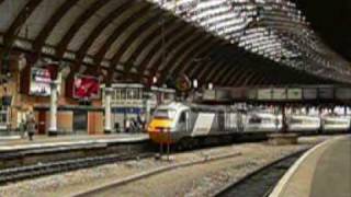 National Express East Coast NXEC  NEEC trains at York 30Mar2009 [upl. by Terrab]