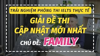 IELTS Speaking Sample Topic Family Part 1 2 3 IELTS cho người mới bắt đầu  IELTS LANGGO [upl. by Tinor647]