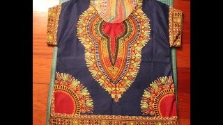 Kharyzma DIY How To Make a Mens Dashiki EASY [upl. by Aivilo]