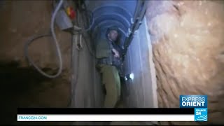 IsraëlGaza  à lintérieur des tunnels creusés par le Hamas [upl. by Nylorahs]