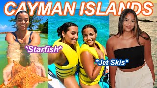 CAYMAN ISLANDS VLOG Stingray City Starfish Point [upl. by Esaertal]