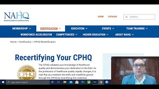 CPHQ amp CPPS Recertification  كيف نجدد الشهادة باحترافية [upl. by Zennas]