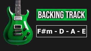 Fm D A E  Guitar Backing Track Jam in F Minor  Improvising Over Chord Changes [upl. by Arlette247]