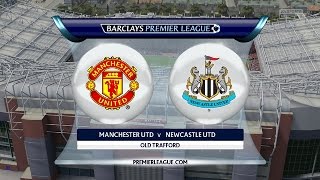 Manchester United vs Newcastle United  22082015  Barclays Premier League  FIFA 15 [upl. by Blatt]