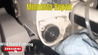 Minn Kota Ulterra Trim Motor Repair Fixing the Cog Issue [upl. by Aynnek]