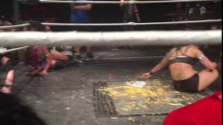 Hoodslam Nicole Savoy suplexes Cereal Man on the Crunch Berries [upl. by Mareld]