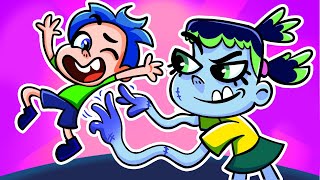 Zombie Tickle Girl Song  More Funny Kids Songs And Nursery Rhymes [upl. by Stern]