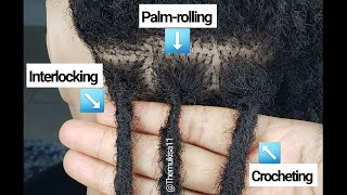 How to  3 Methods to retwist or retighten your Locs in 2022 [upl. by Jaimie]