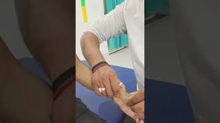 Tennis elbow pain reliefscaphoid mobilization physiotherapy painrelief youtubeshorts [upl. by Katherine]