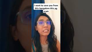 Colive pg scam in Bangalore  Fraud pg in bangalore scam pg accomodation bangalore shorts [upl. by Pals]